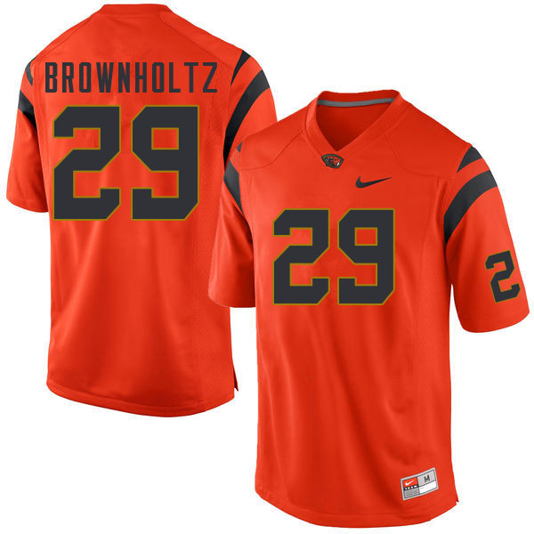 Men #29 Cade Brownholtz Oregon State Beavers College Football Jerseys Sale-Orange - Click Image to Close